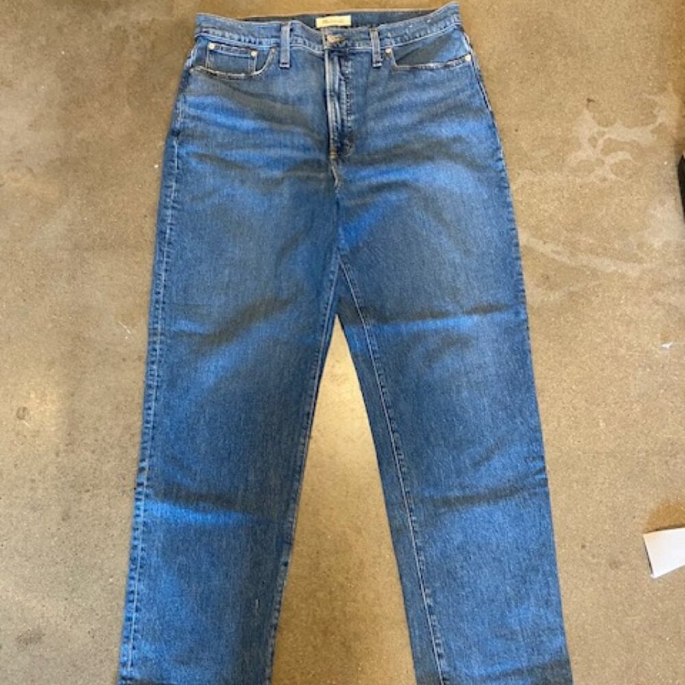 Madewell The Perfect Vintage Straight Jeans Size 32T